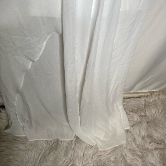 NWOT Show Me Your Mumu Kendall Maxi Dress in Wedding Cake Chiffon Size Small - Picture 7 of 11